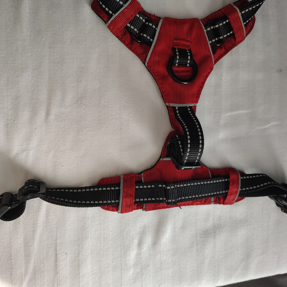 Barkbay Medium Red Dog No Pull Harness with Secure Fit - Picture 4 of 7